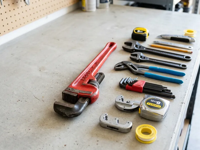Professional plumbers in Napoleon, MO equipped with top-tier tools for residential and commercial plumbing services.